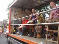 Drummed Up performing at Leeds Carnival, 27th August 2007