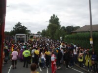 The view from Drummed Up's float at Leeds Carnival, 27th August 2007