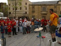Drummed Up performing in the Grand Finale of Street Beats, Newcastle, 24th July 2004